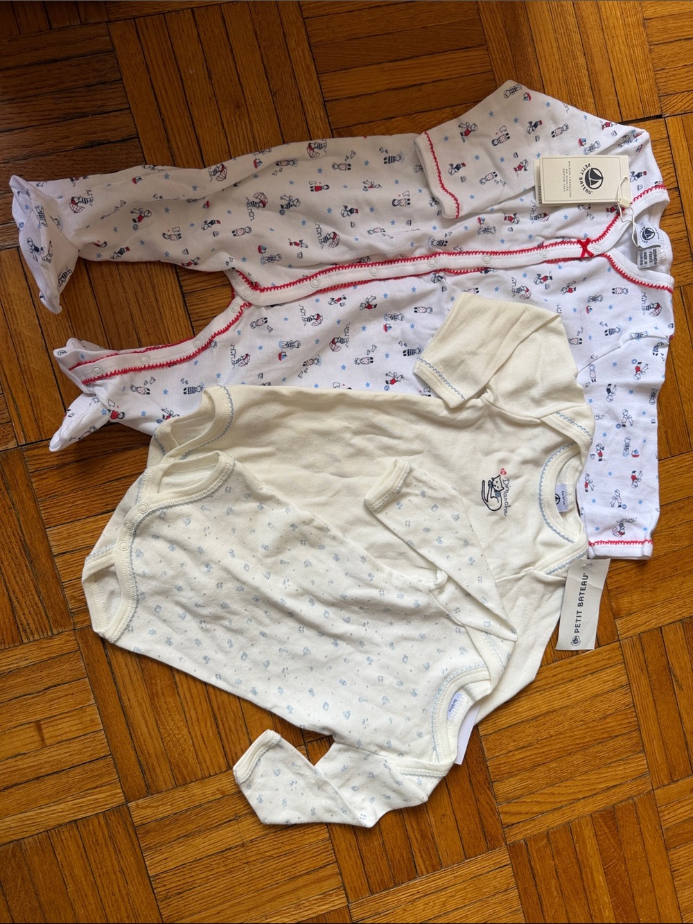 Petit Bateau layette sizes 3-6-months 
NWT